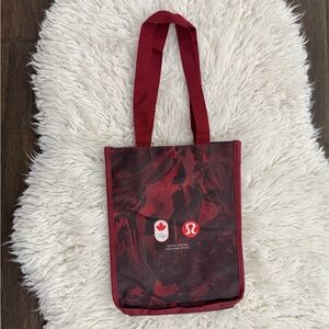 lululemon athletica Maroon and Black Tote